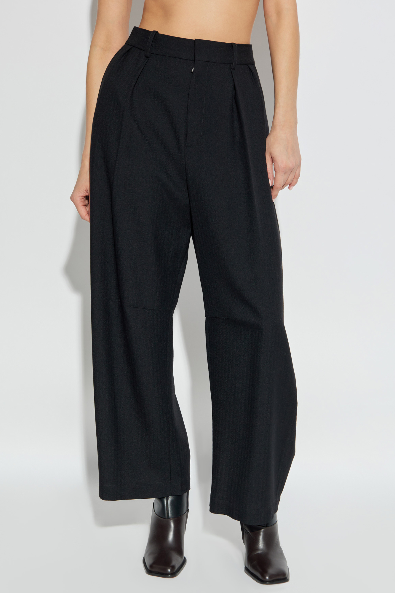 パンツ Loewe Black Wool Pant Loewe Wool Pants | Women's Clothing | Vitkac